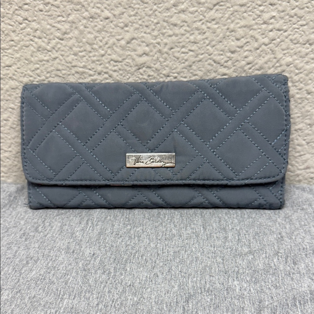 Vera Bradley Blue/Gray Quilted Wallet